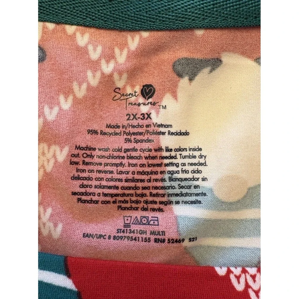 Women’s Secret Treasures Gnomes Nightgown - Size 2X-3X